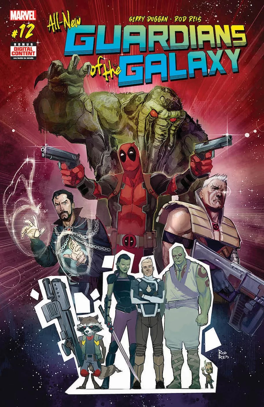 Guardians of the Galaxy #12, copertina di Rod Reis