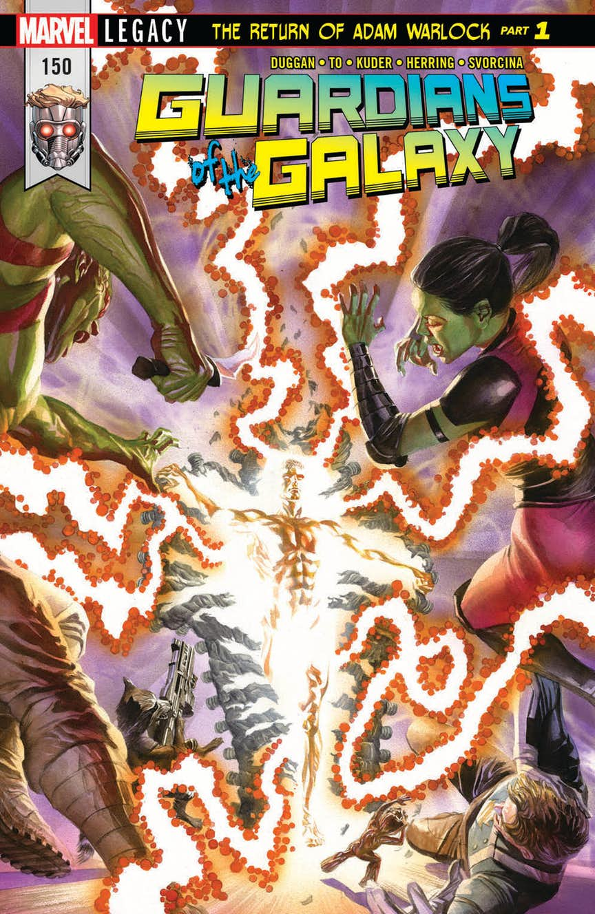 Guardians of the Galaxy #150, copertina di Alex Ross