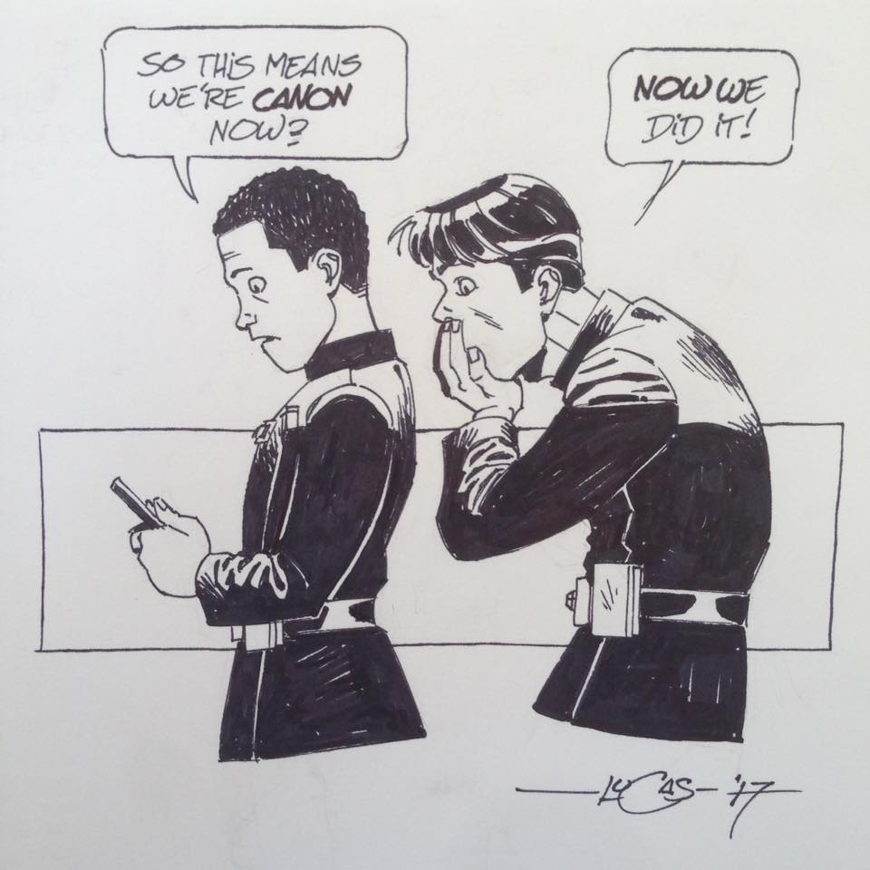 Tag and Bink, sketch di Lucas Marangon