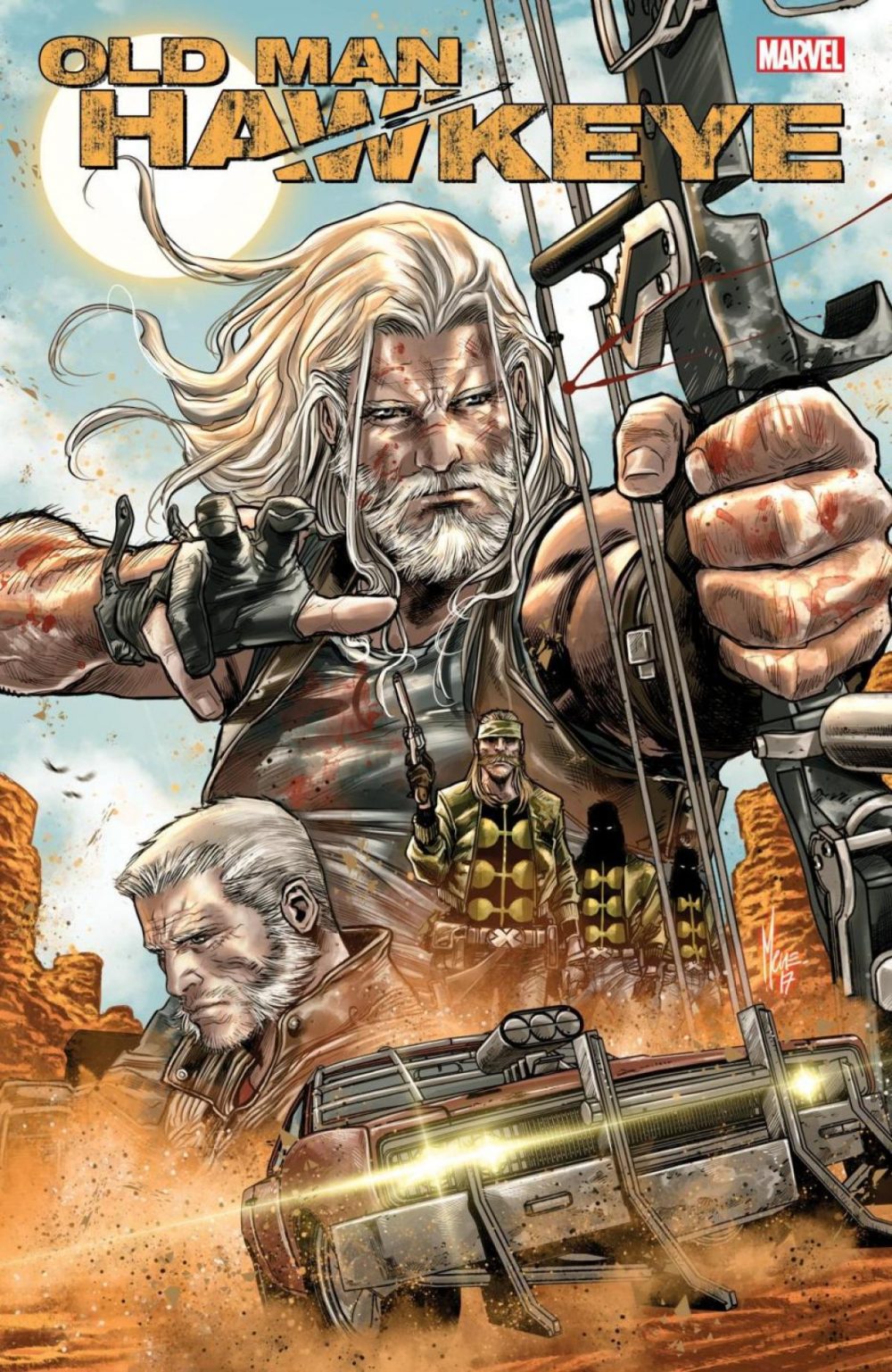 Old Man Hawkeye #1, copertina di Marco Checchetto