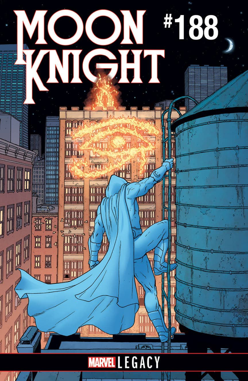 Moon Knight #188, copertina di Jacen Burrows