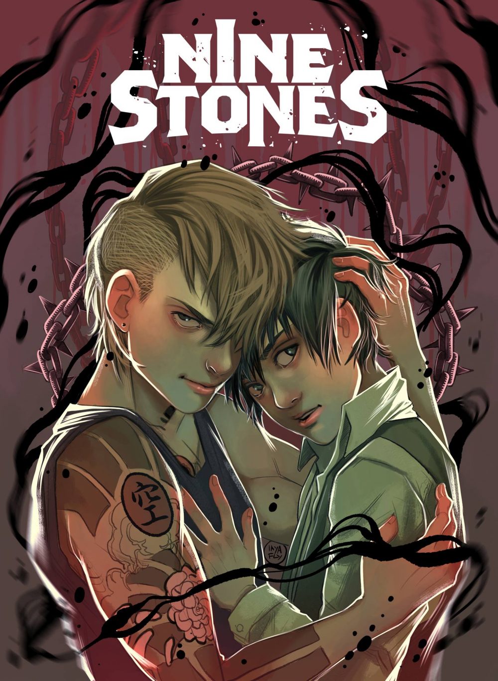 Nine Stones, copertina di Sara Spano