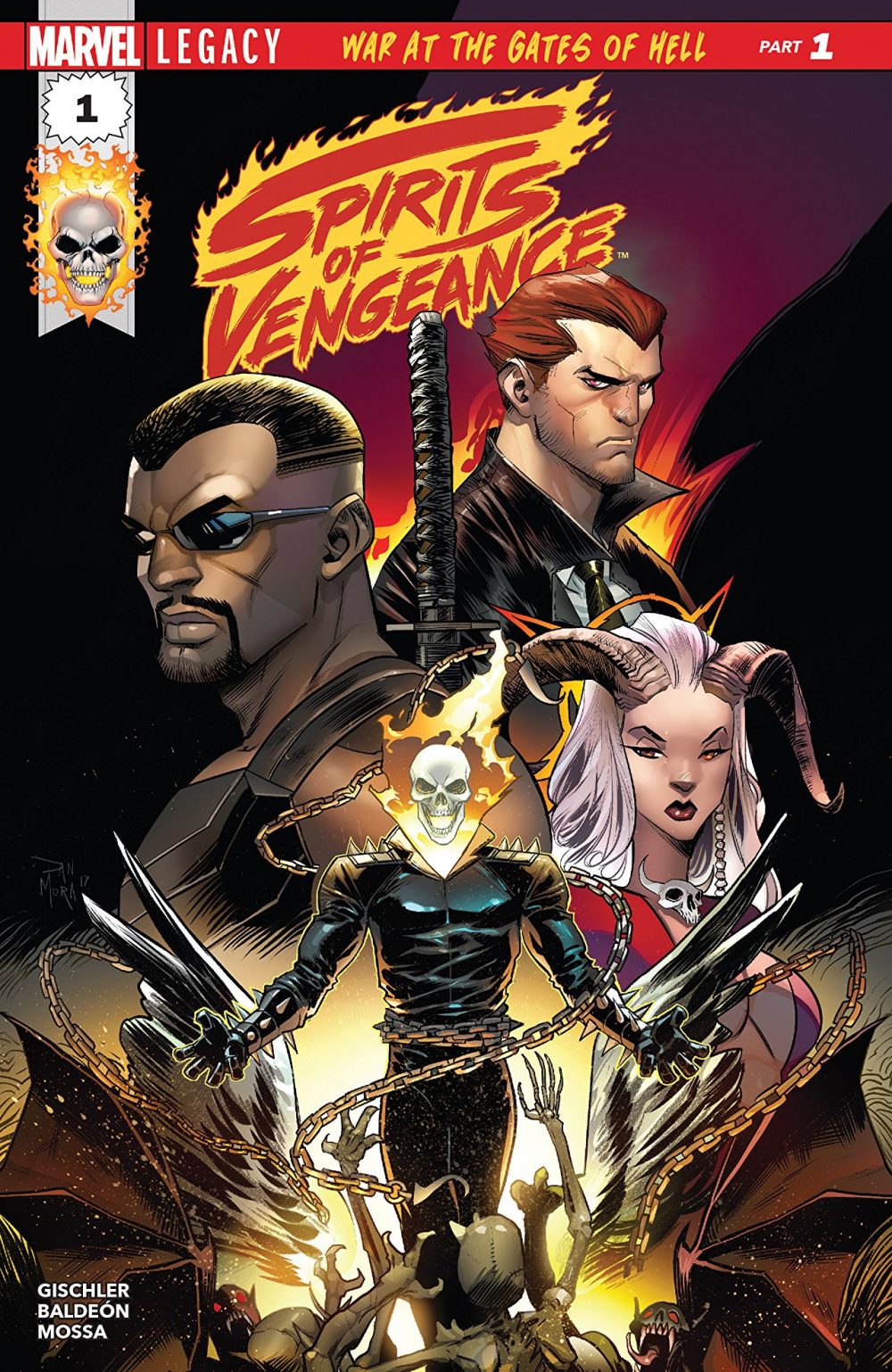 spirit of vengance #1 copertina di mark texeira