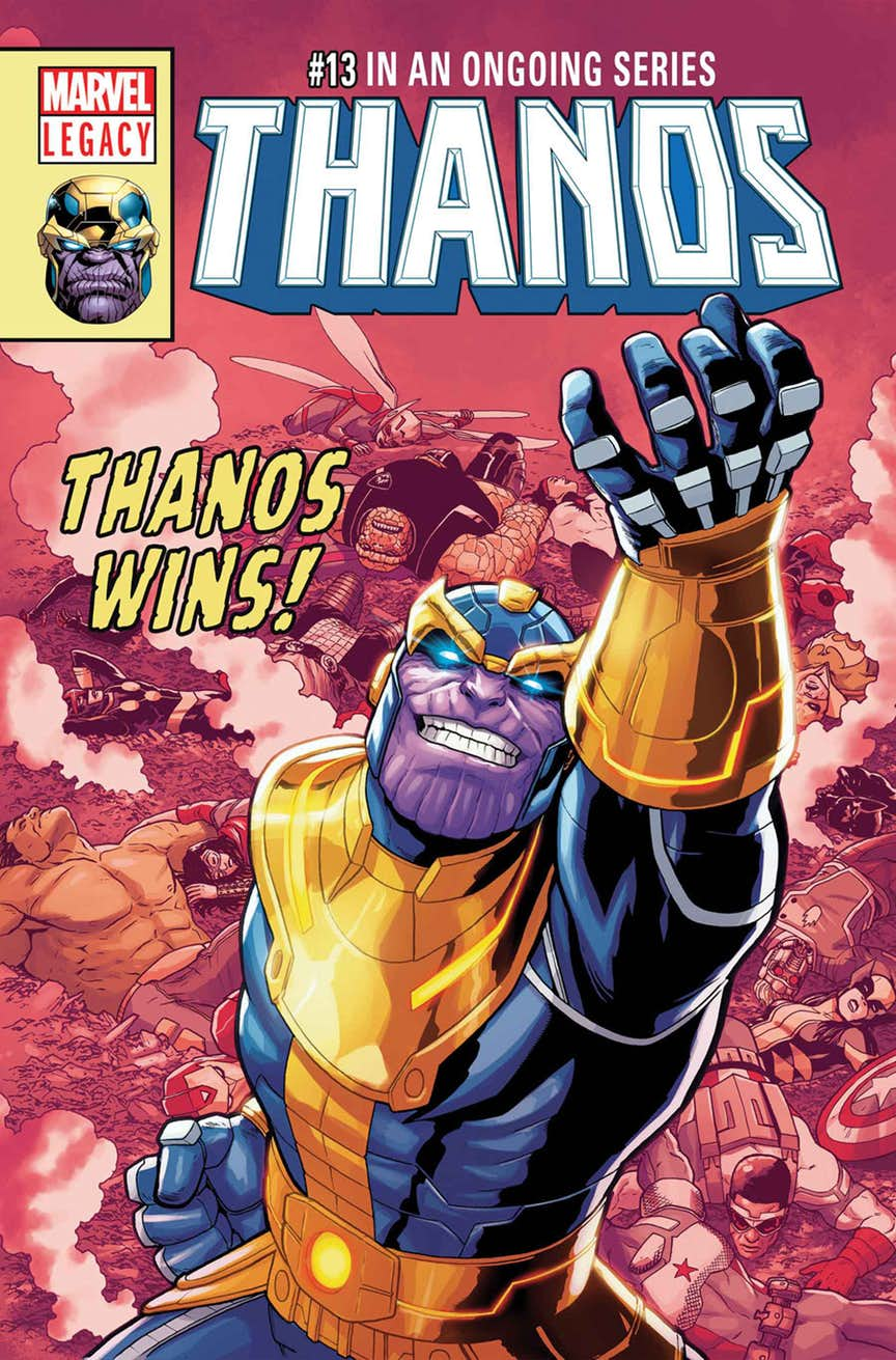 Thanos #13, variant cover di Jacen Burrows