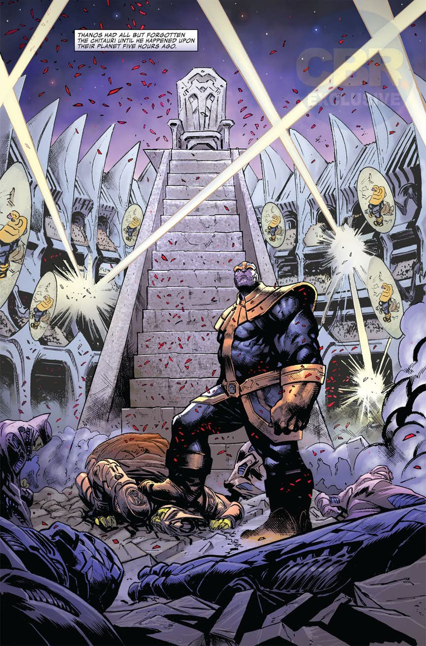 Thanos #1, anteprima 02