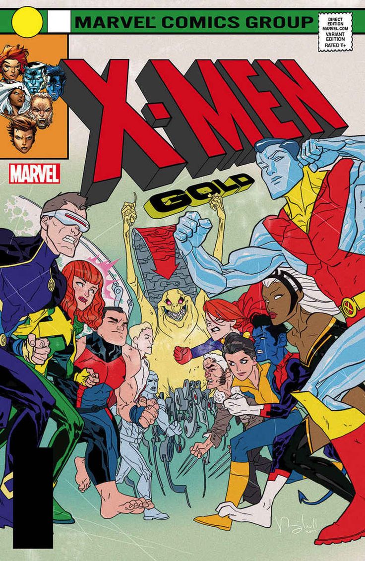 X-Men: Gold #13, cover variant cover di Benjamin Caldwell