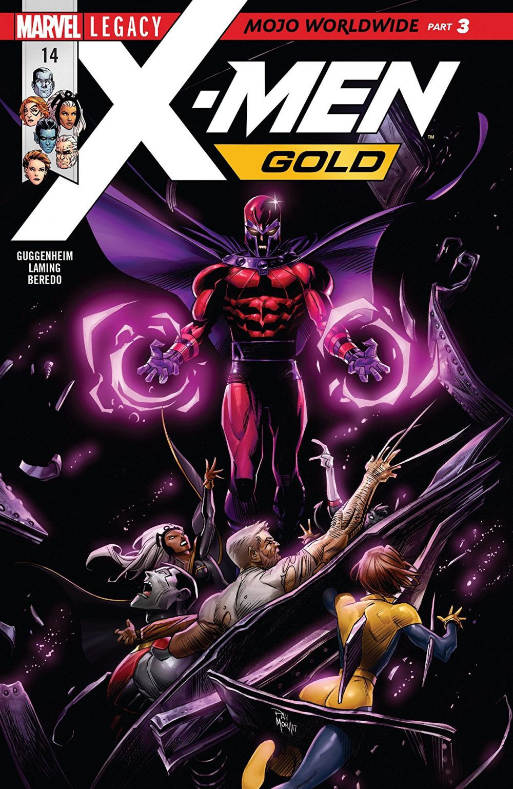 X-Men Gold #14, copertina di Dan Mora