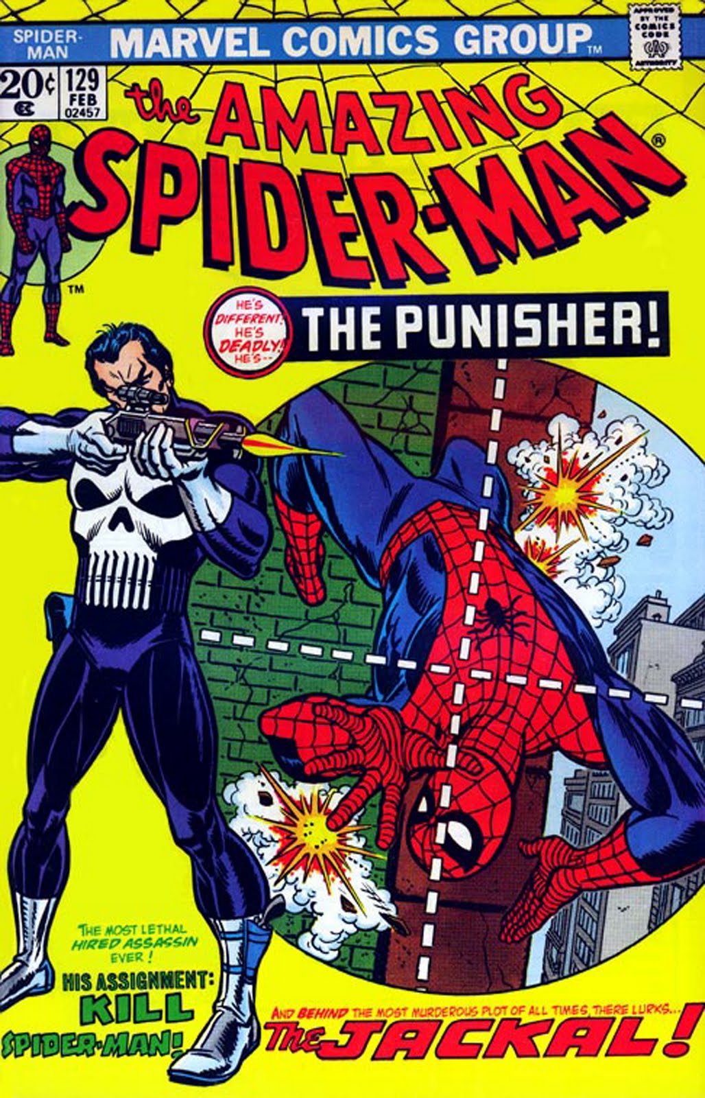 Amazing Spider-Man #129, copertina di Gil Kane