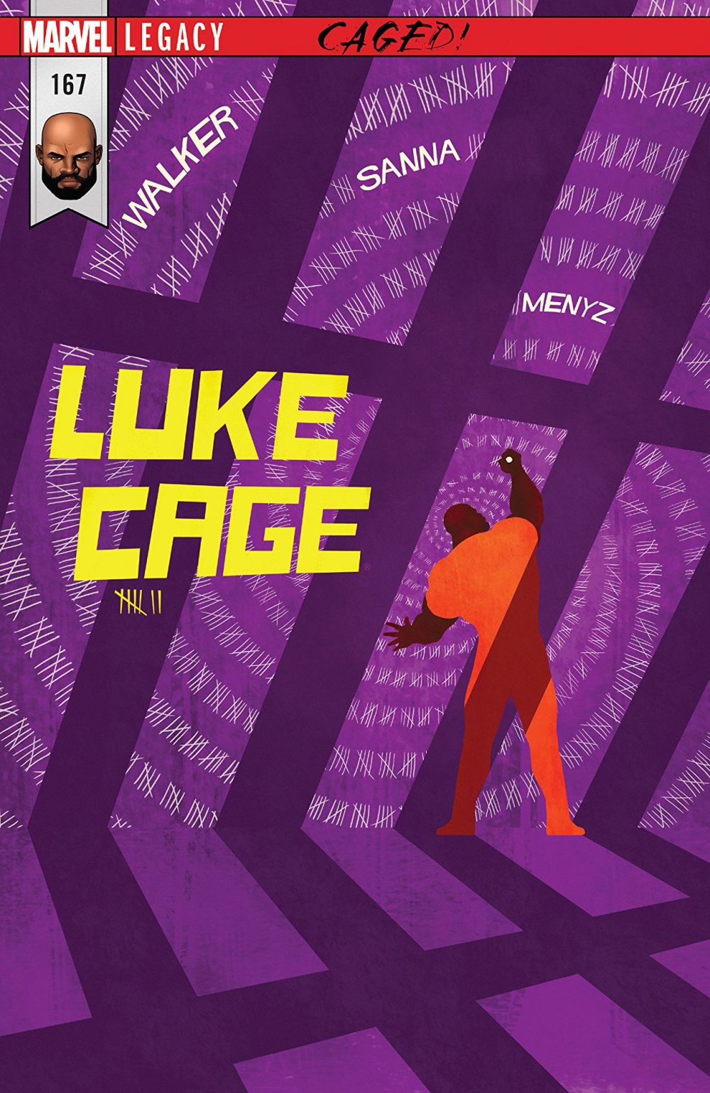 Luke Cage #167, copertina di Rhazzah