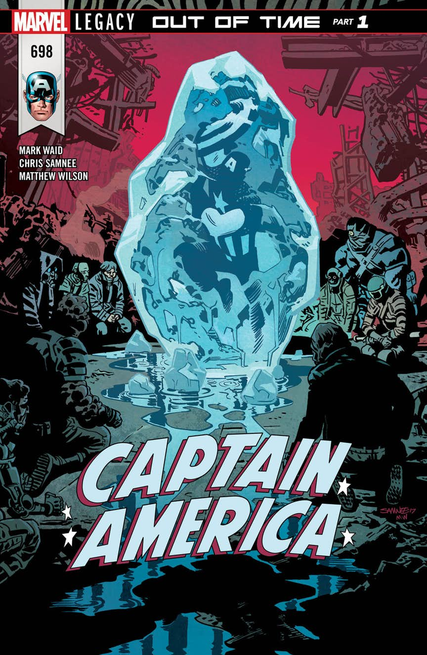 Captain America #698, copertina di Chris Samnee