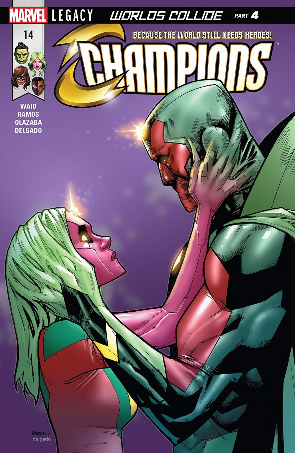 Champions #14, copertina di Humerto Ramos