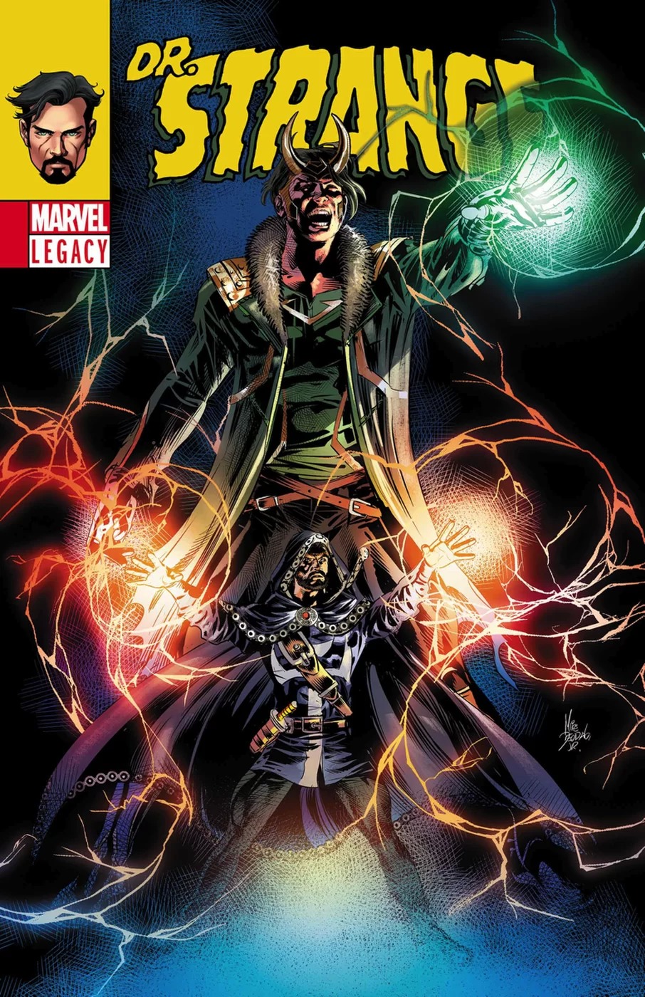 Doctor Strange #381, copertina di Mike Deodato Jr.