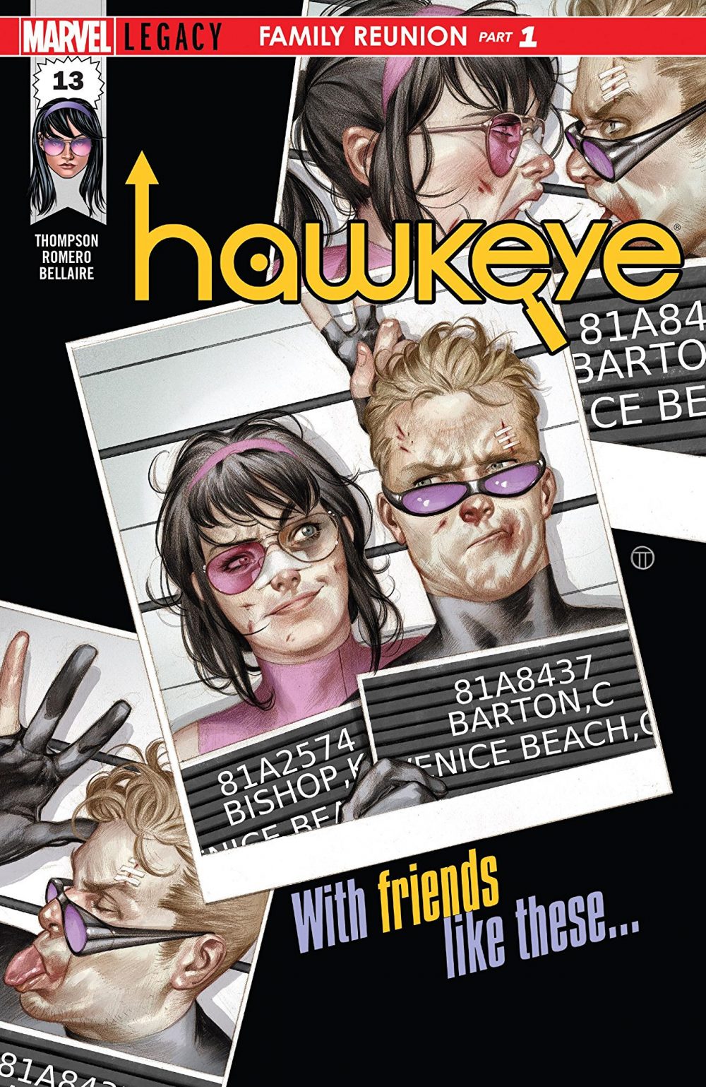 Hawkeye #13, copertina di Julian Totino Tedesco