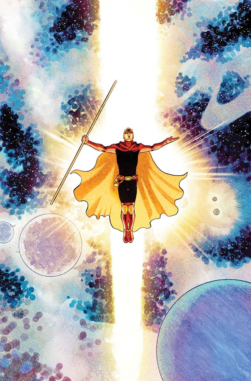 Infinity Countdown: Adam Warlock #1, copertina di Aaron Kuder