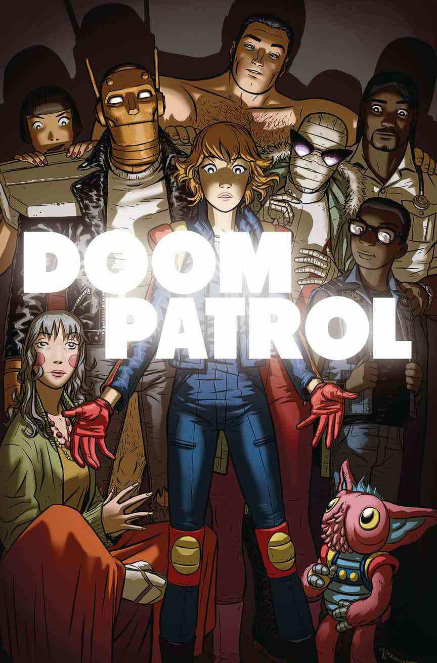 Doom Patrol vol. 1: Un pezzo per volta, copertina di Nick Derington