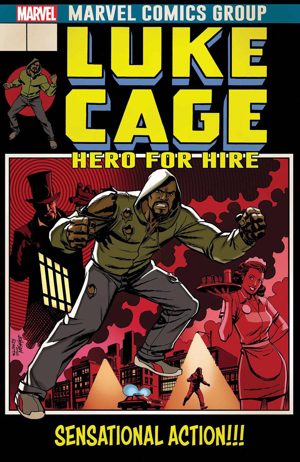 Luke Cage #166, copertina variant di Dave Johnson