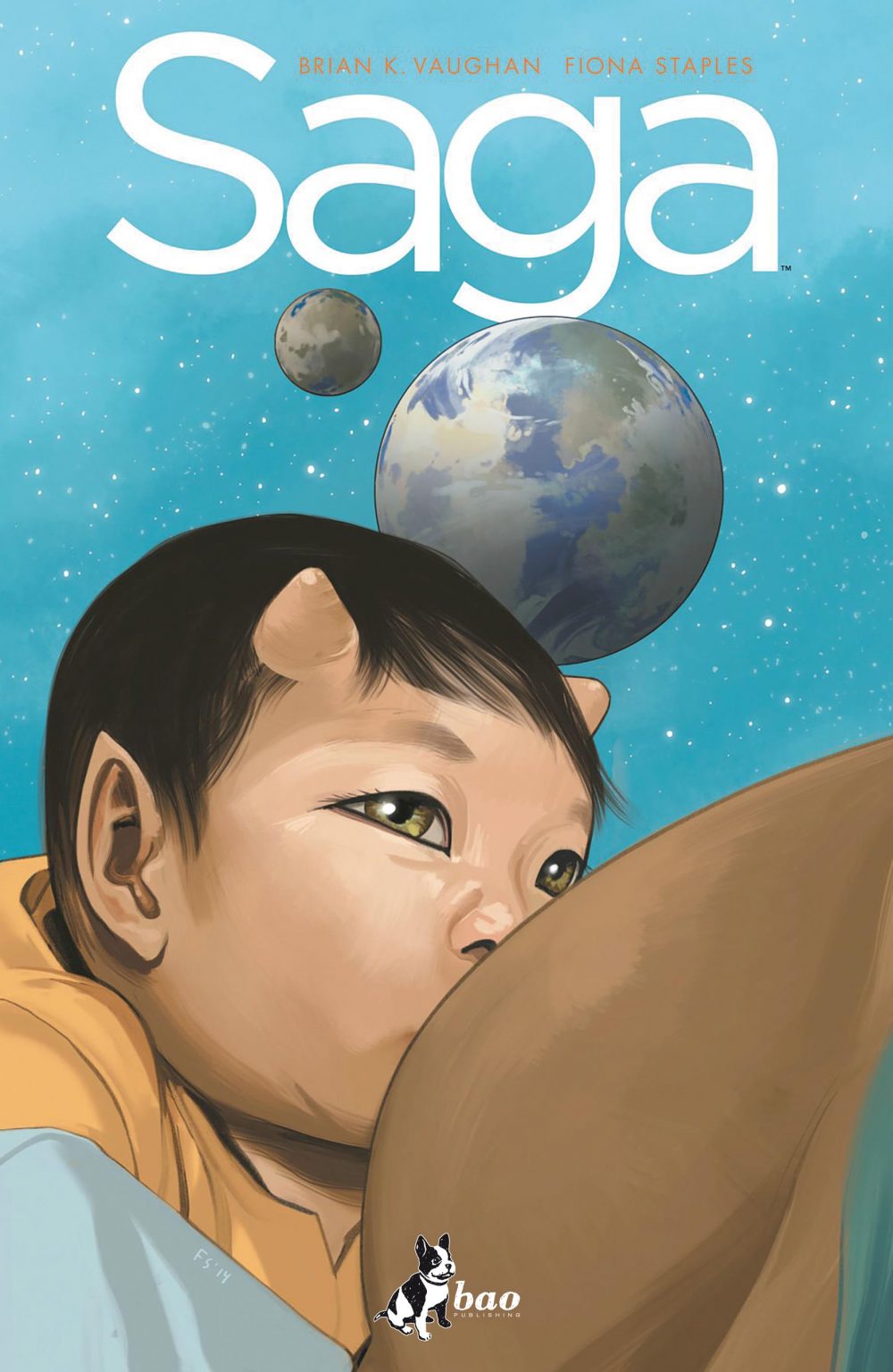 Saga Deluxe vol. 1, copertina di Fiona Staples