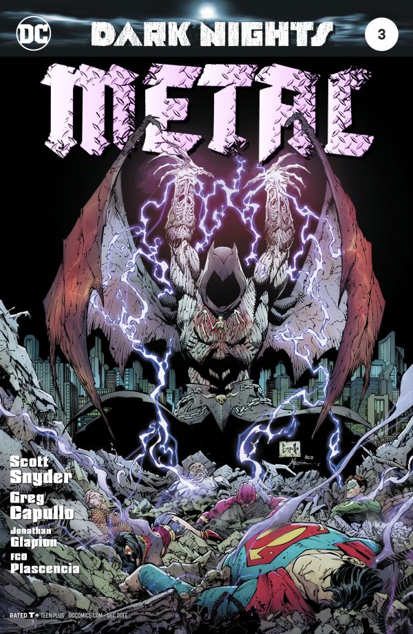 Dark Nights: Metal #3, copertina di Greg Capullo