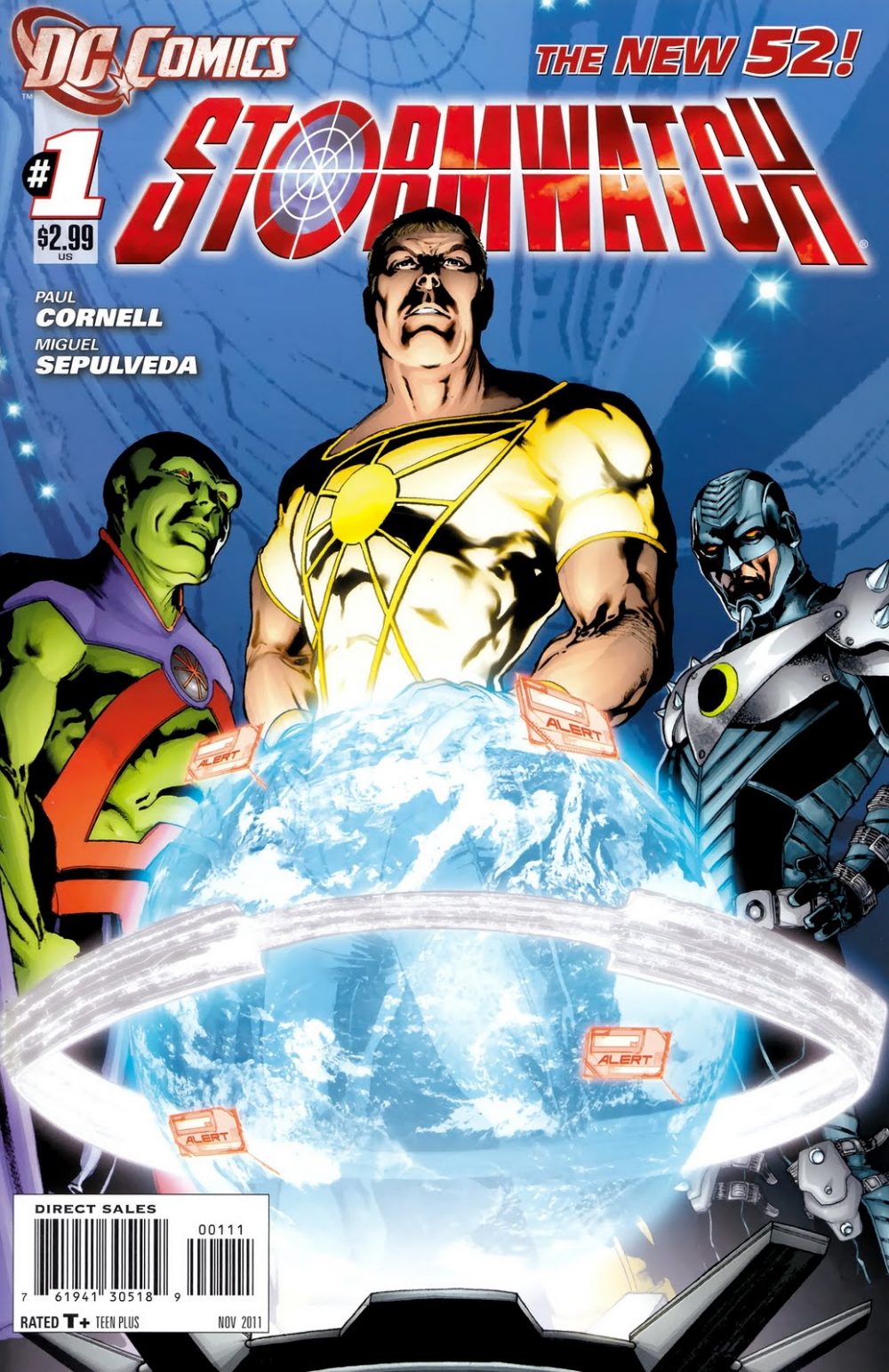 Stormwatch #1, copertina di Miguel Sepuvelda