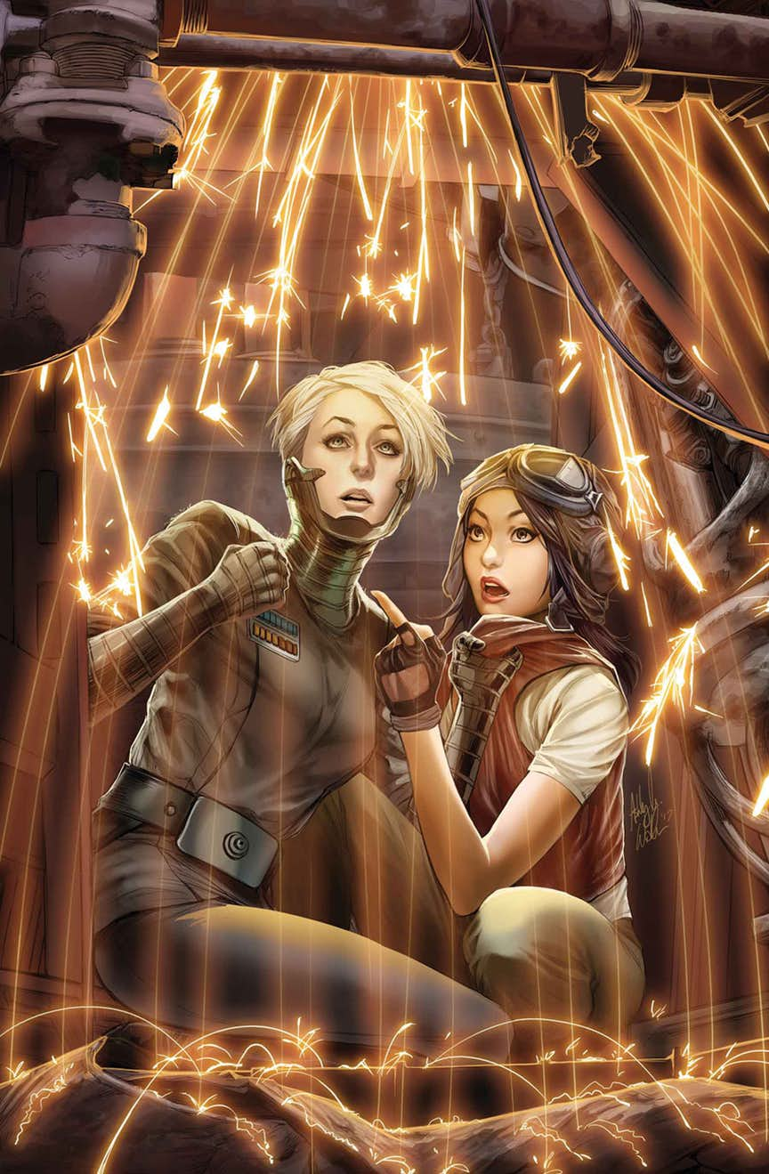 Star Wars: Doctor Aphra #16, copertina di Ashley Witter