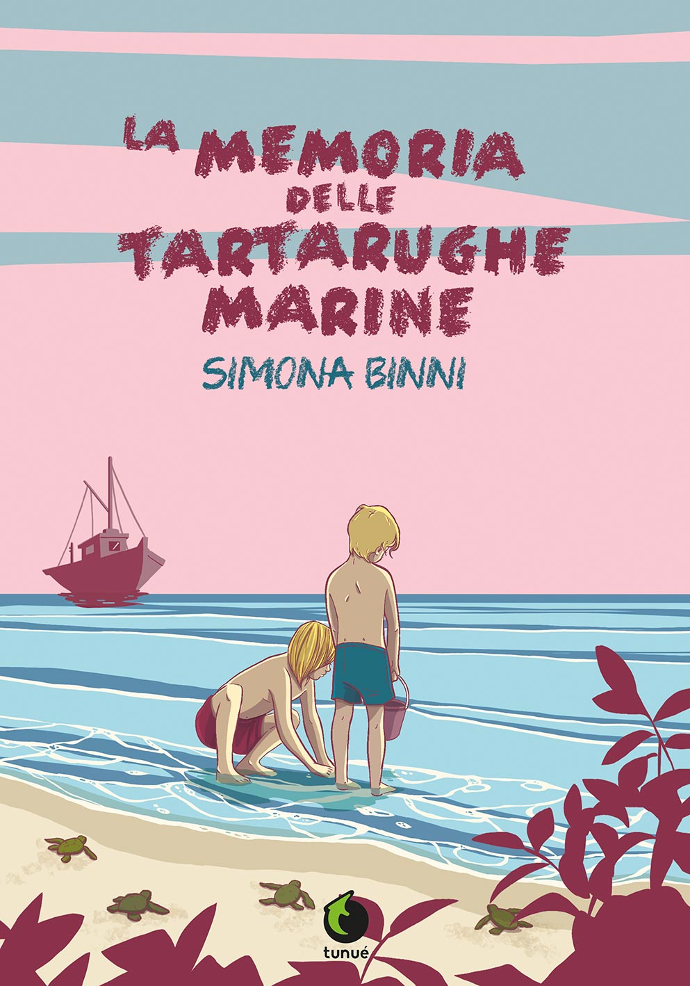 La memoria delle tartarughe marine, copertina di Simona Binni