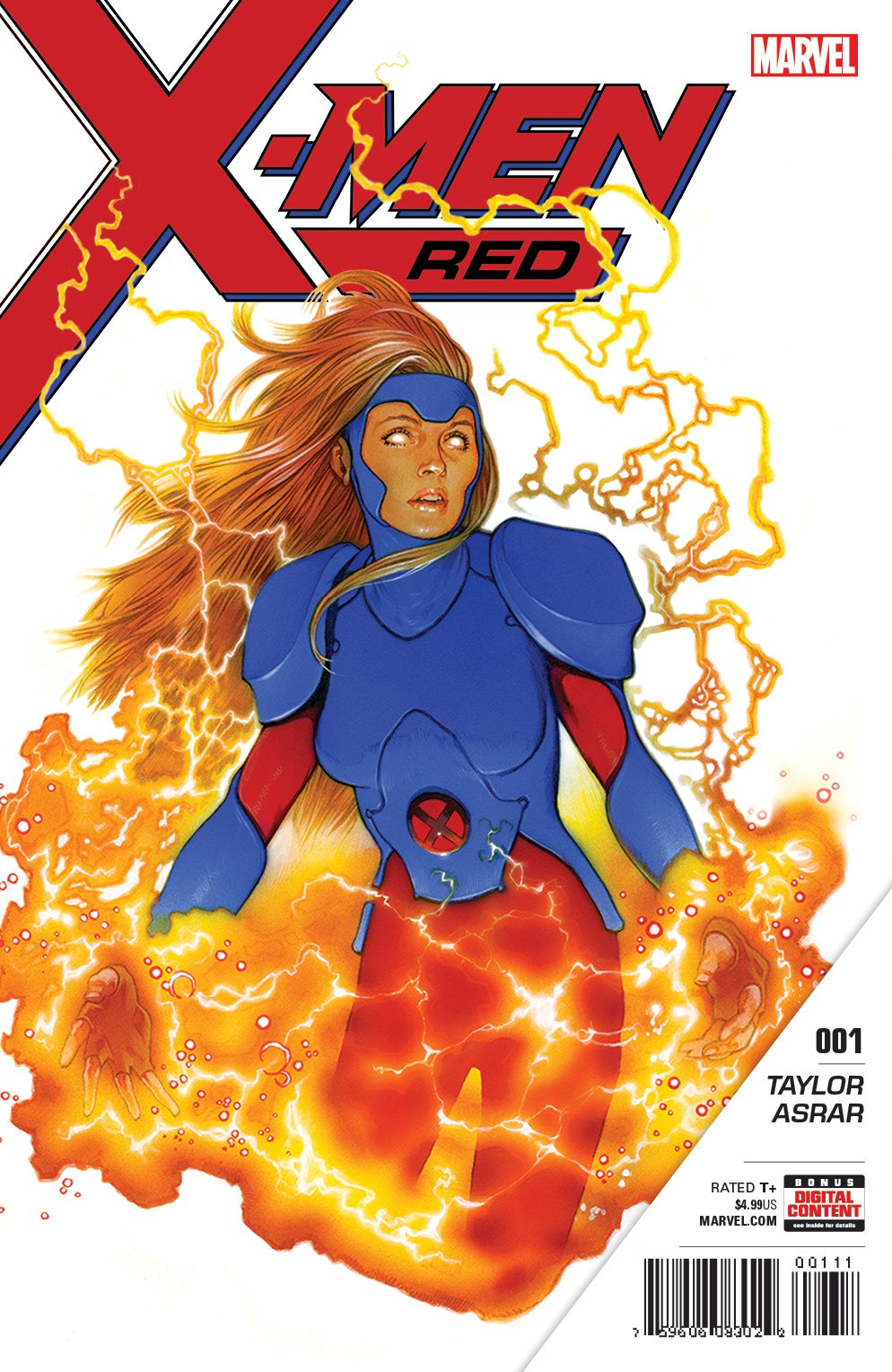 X-Men: Red #1, copertina di Travis Charest