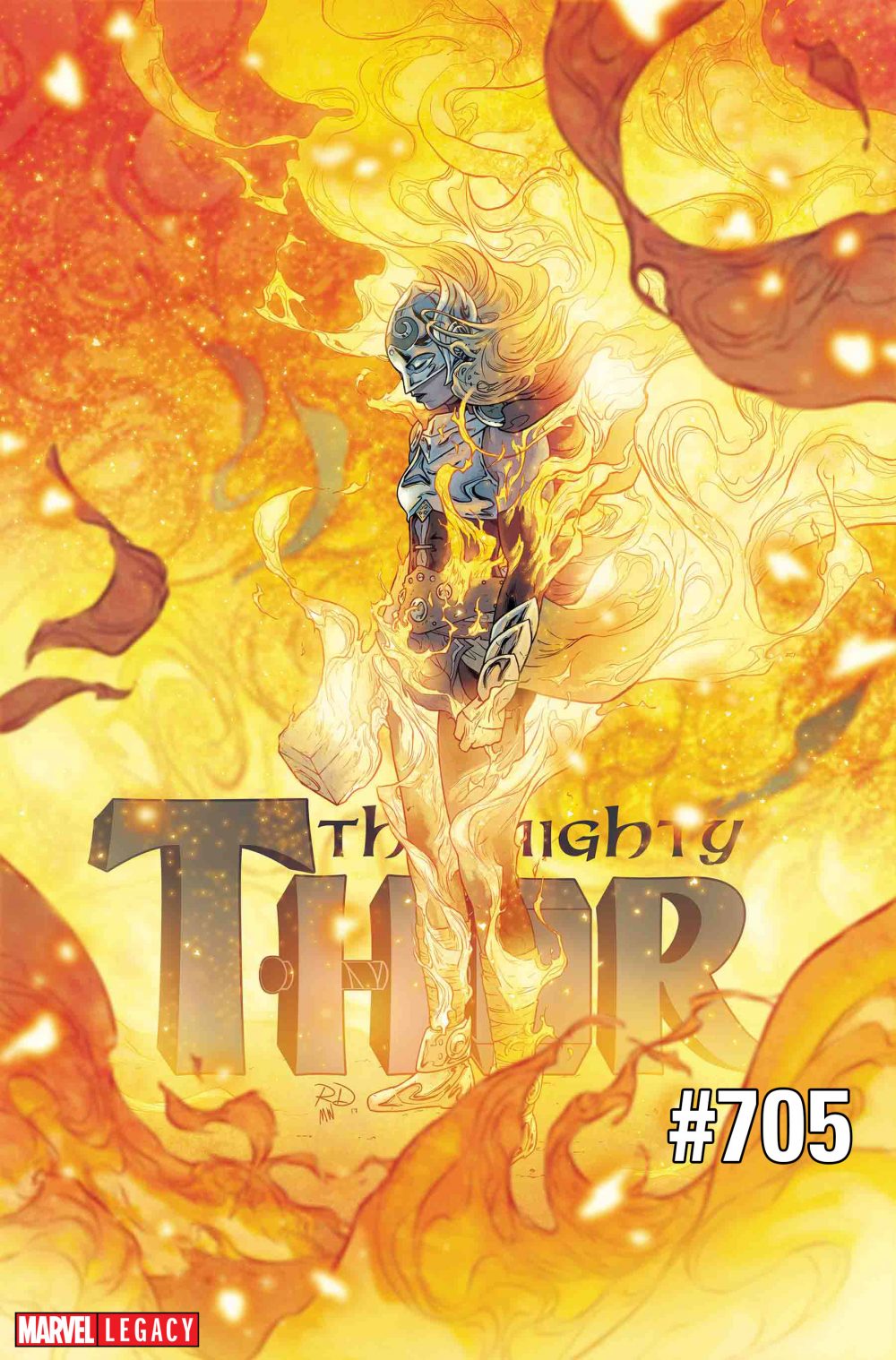 Mighty Thor #705, copertina di Russell Dauterman