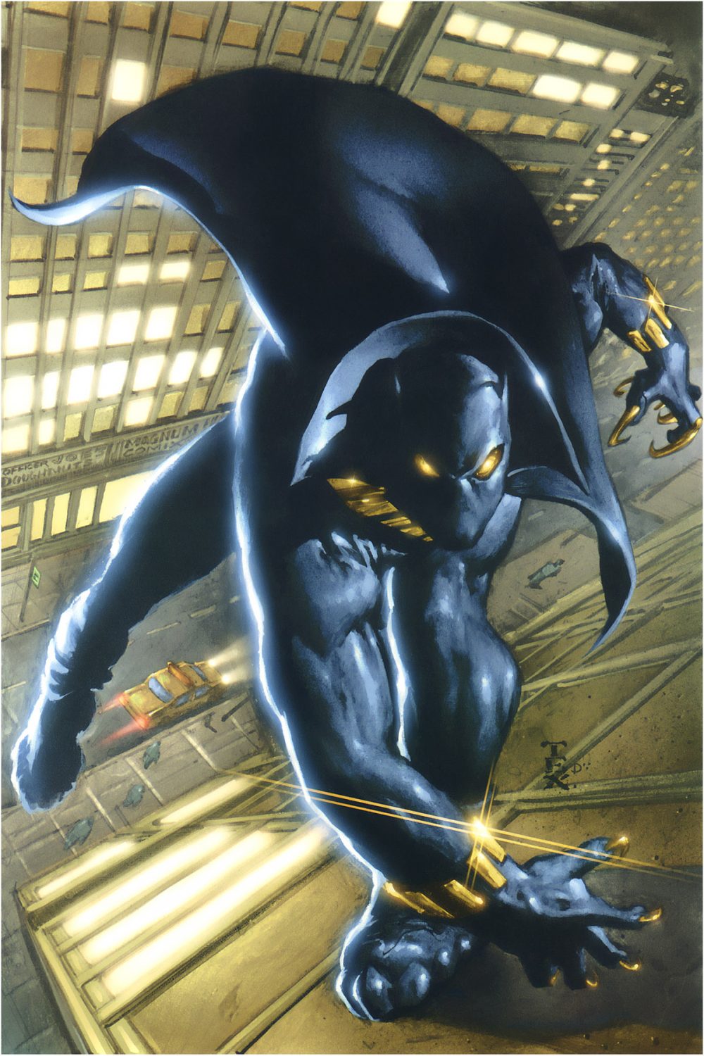 Black Panther #1, copertina di Mark Texeira