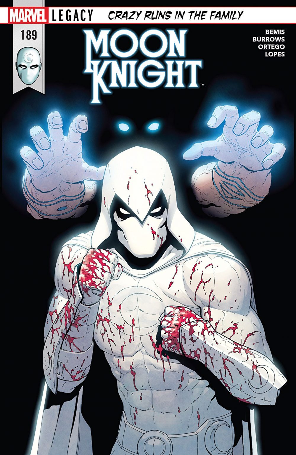 Moon Knight #189, copertina di Jacen Burrows