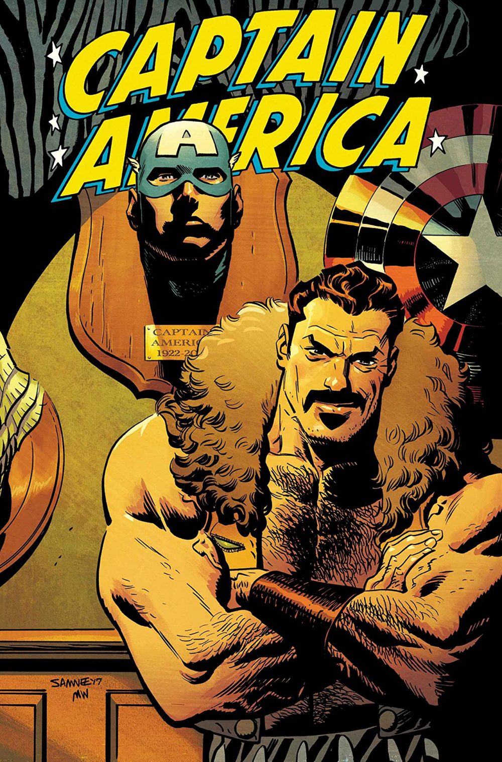 Captain America #697, copertina di Chris Samnee