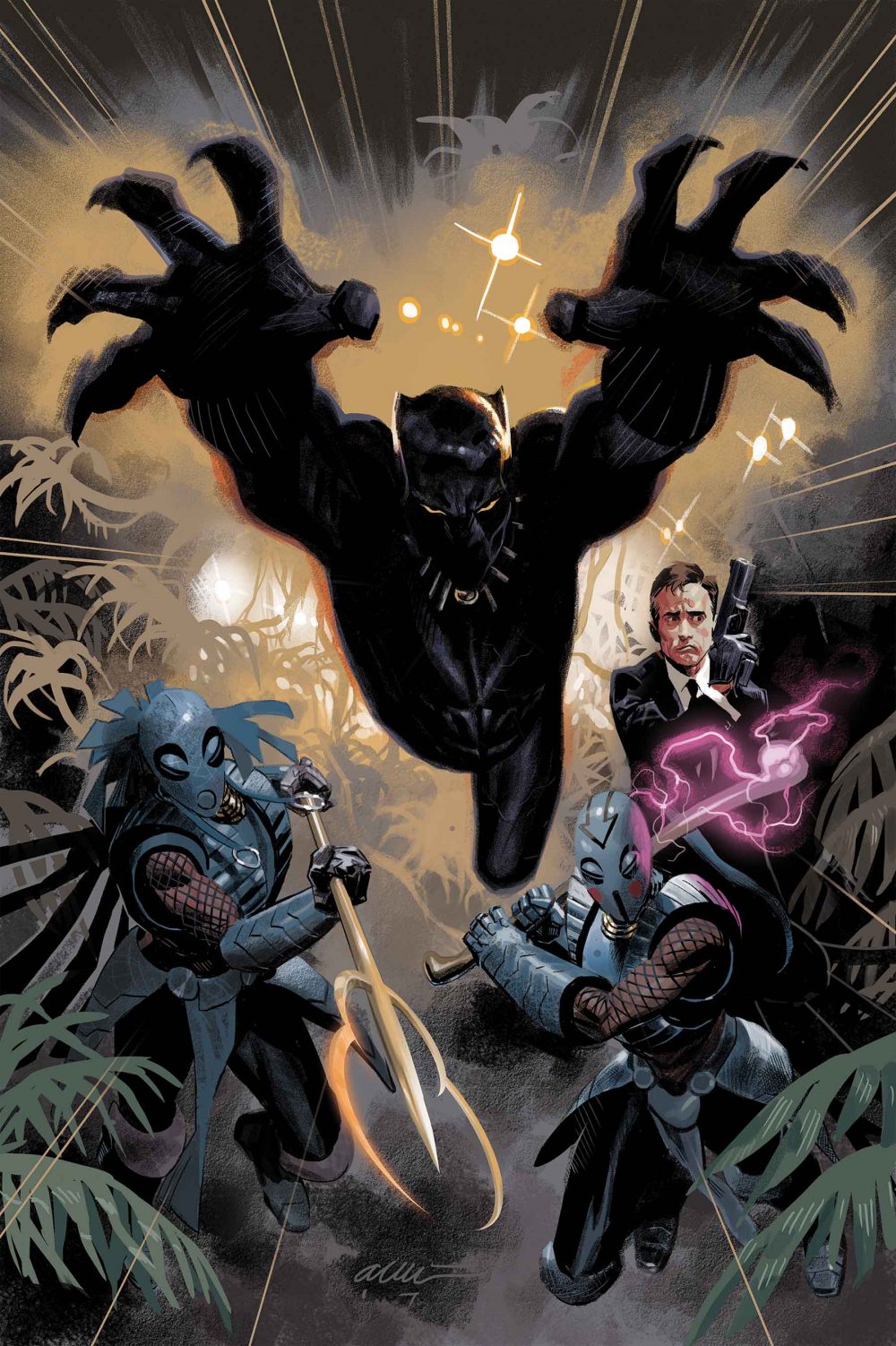 Black Panther Annual #1, copertina di Daniel Acuna