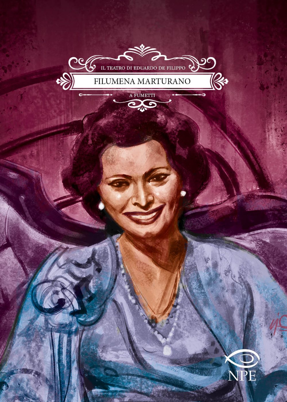 Il teatro di Eduardo De Filippo a fumetti: Filumena Marturano, copertina di Nigraz