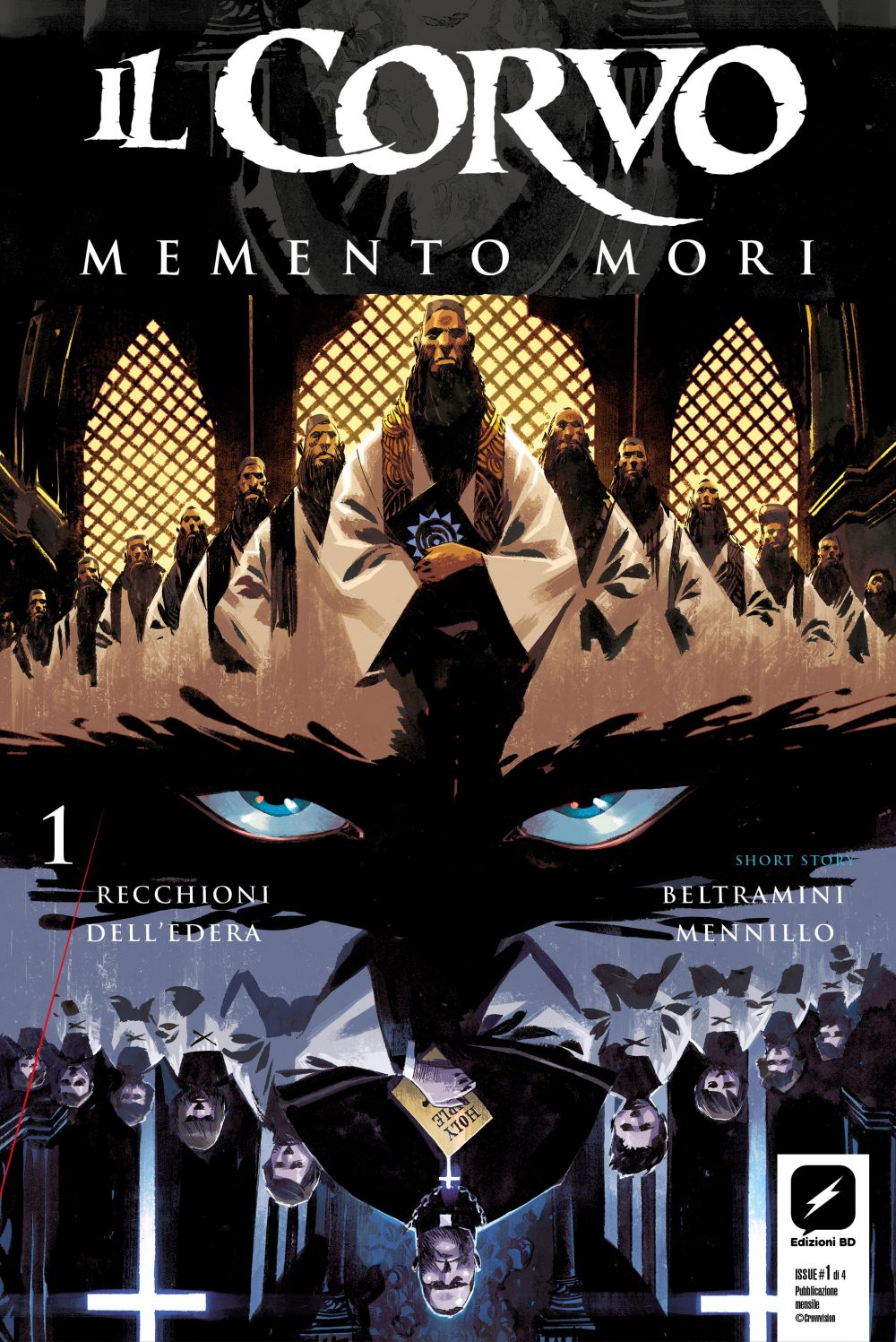 Il Corvo: Memento Mori 1, copertina variant di Matteo Scalera