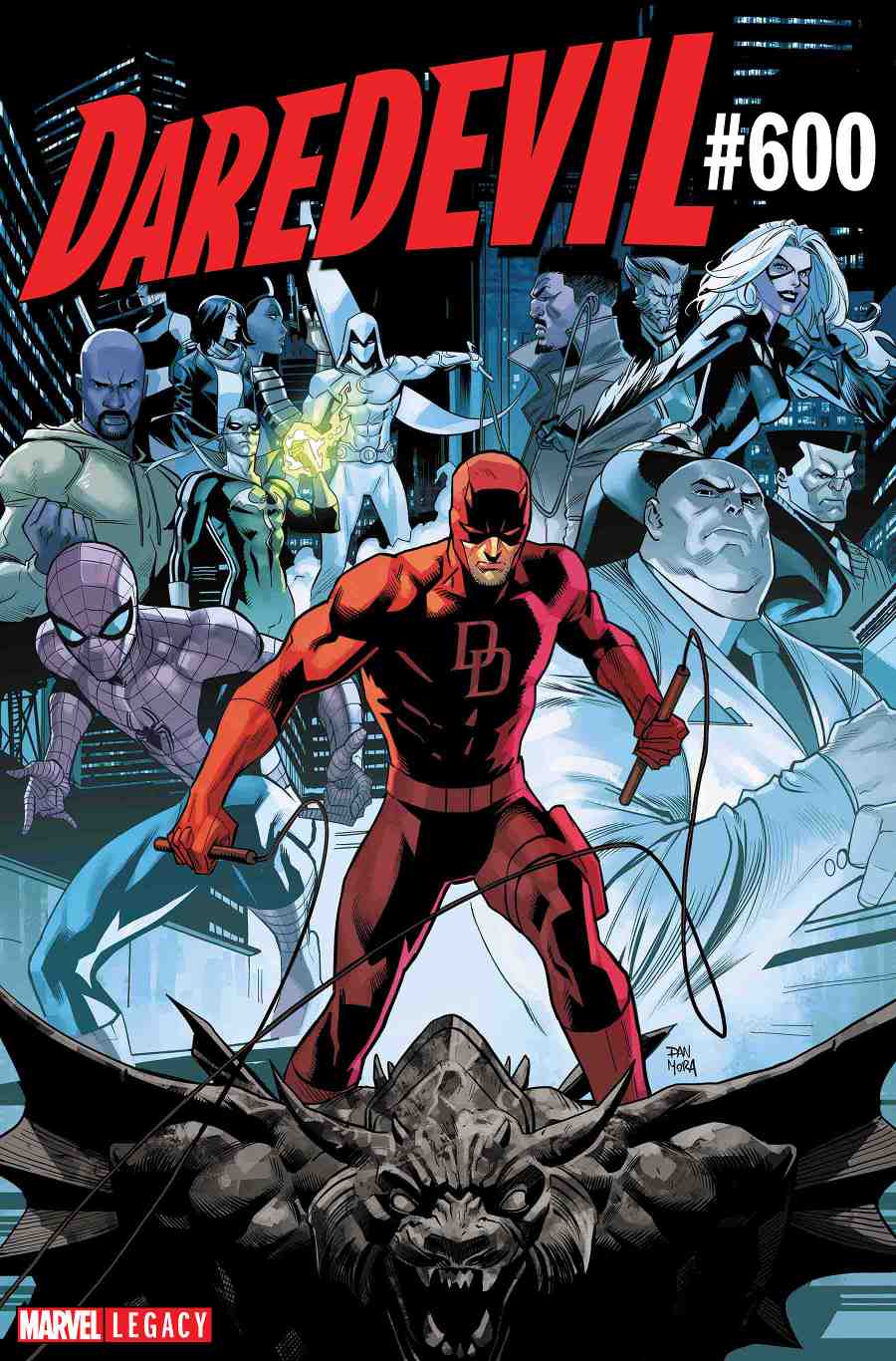 Daredevil #595, copertina di Dan Mora