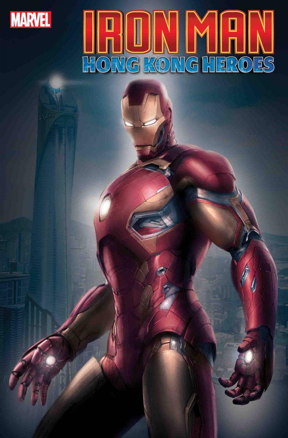 Iron Man: Hong Kong Heroes #1, copertina di Justice Wong