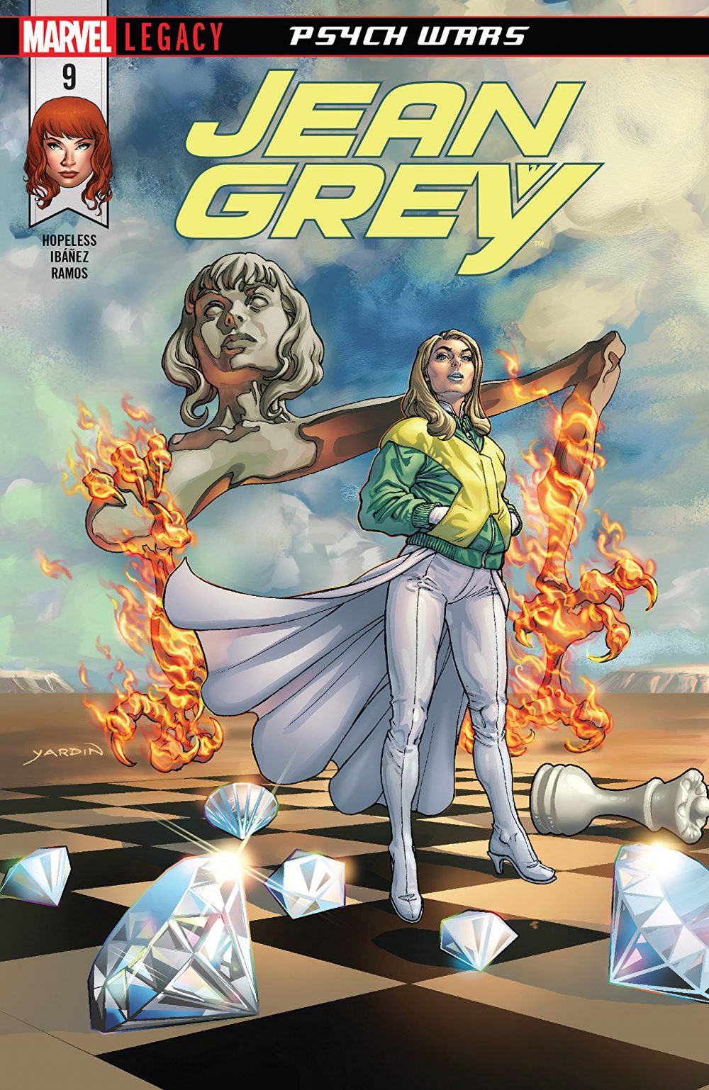 Jean Grey #9, copertina di David Yardin