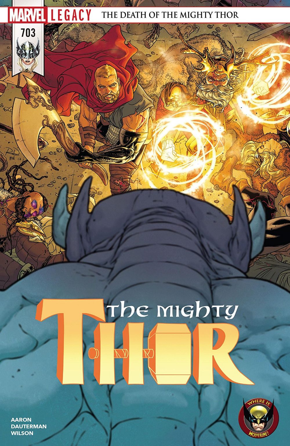 Mighty Thor #703, copertina di Russer Dayterman