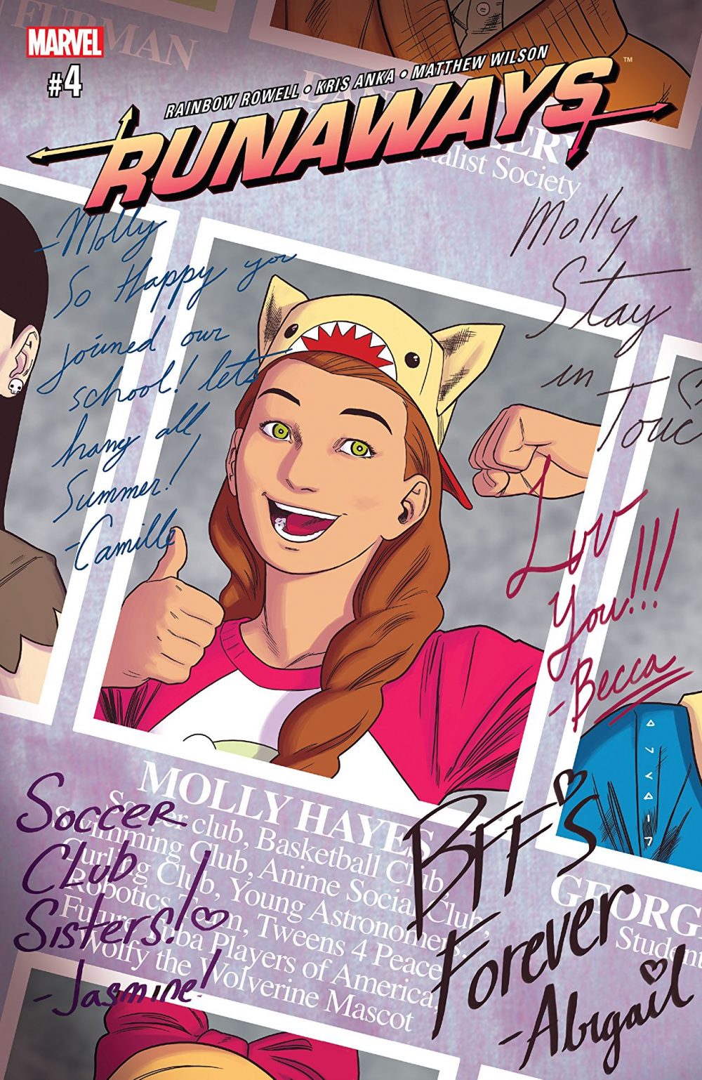 Runaways #4, copertina di Kris Anka