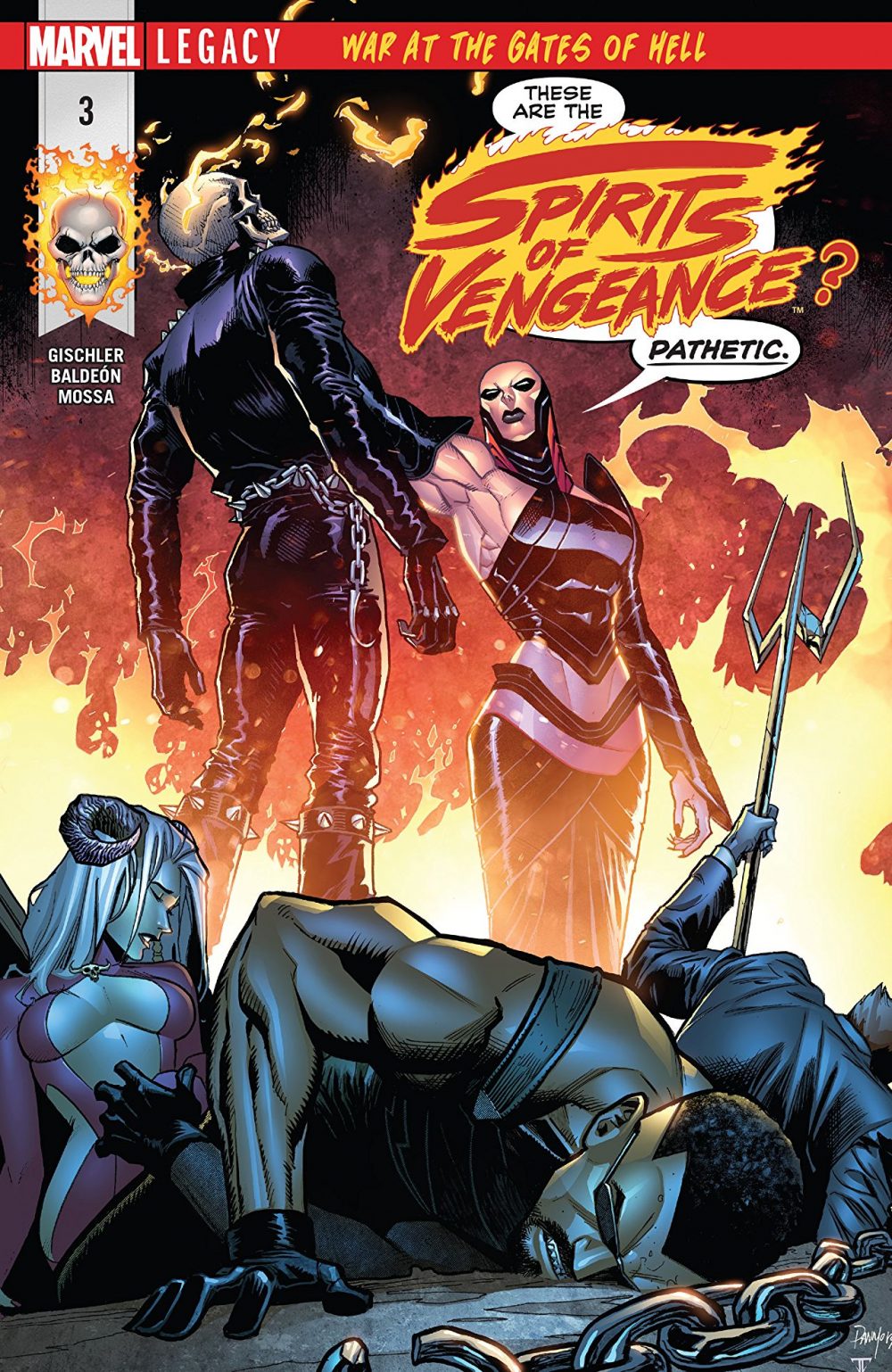 Spirits of Vengance #3, copertina di Dan Mora