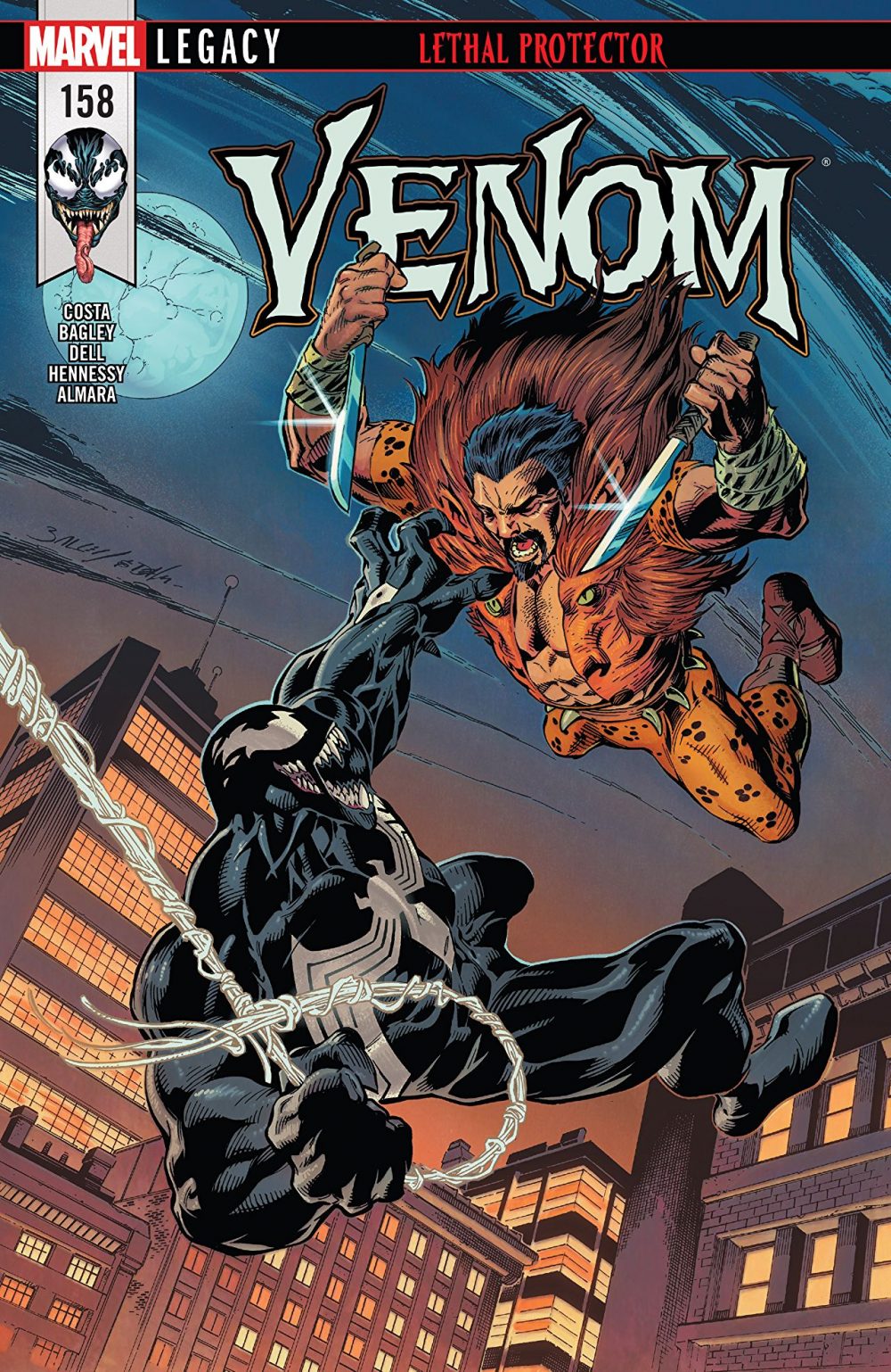 Venom #158, copertina di Mark Bagley