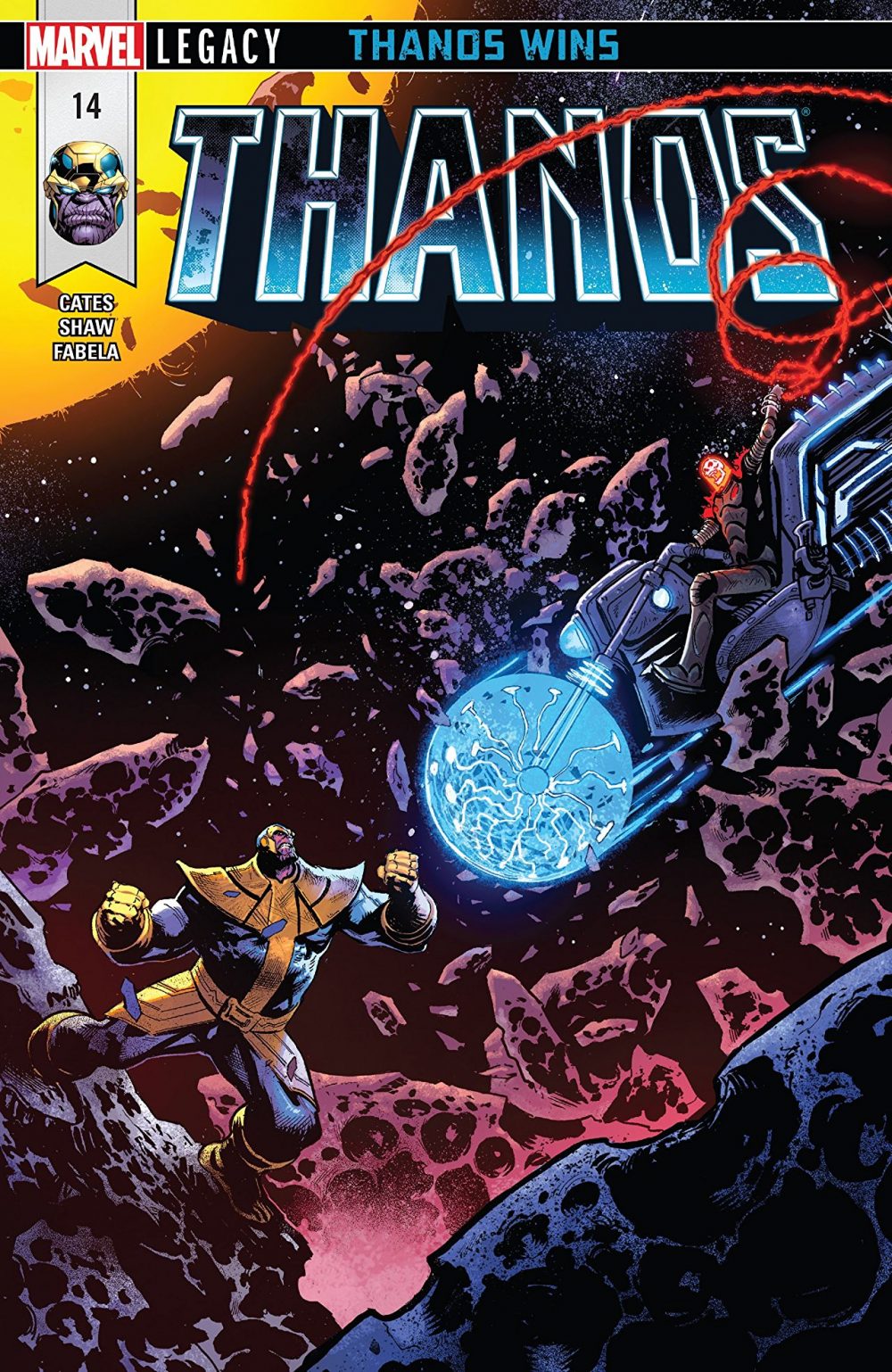 Thanos #14, copertina di Geoff Shaw