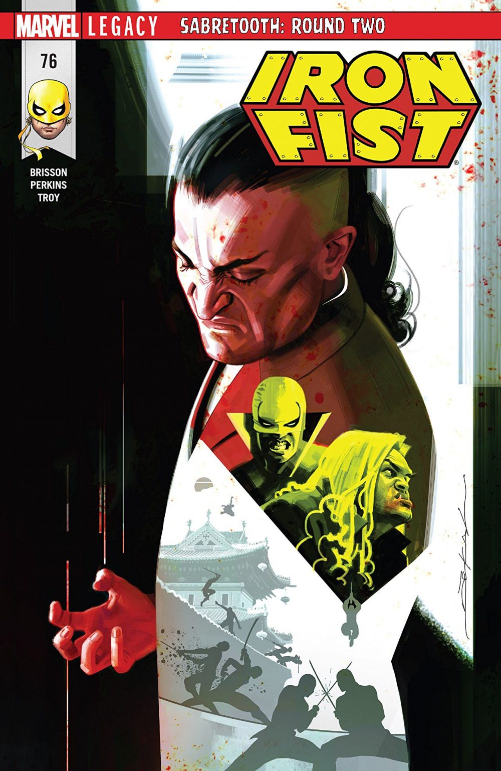 Iron Fist #76, copertina di Jeff Dekal