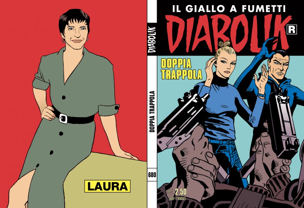 Diabolik R 680, copertina di Sergio e Paolo Zaniboni