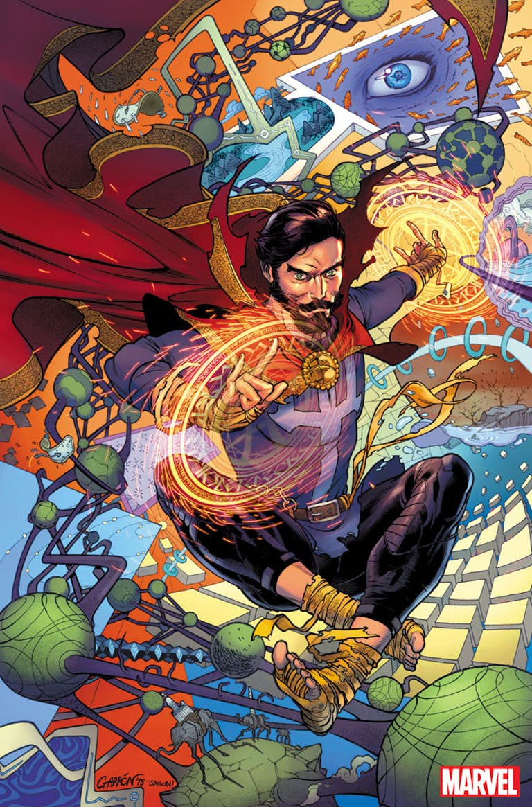 Doctor Strange: Damnation #1, variant cover di Javier Garron