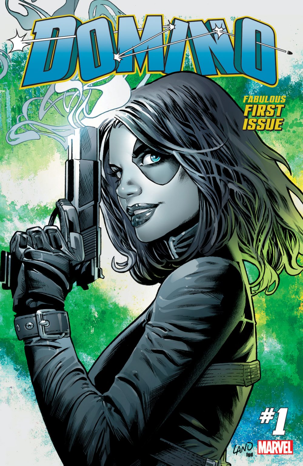 Domino #1, copertina di Greg Land e Frank D'Armata