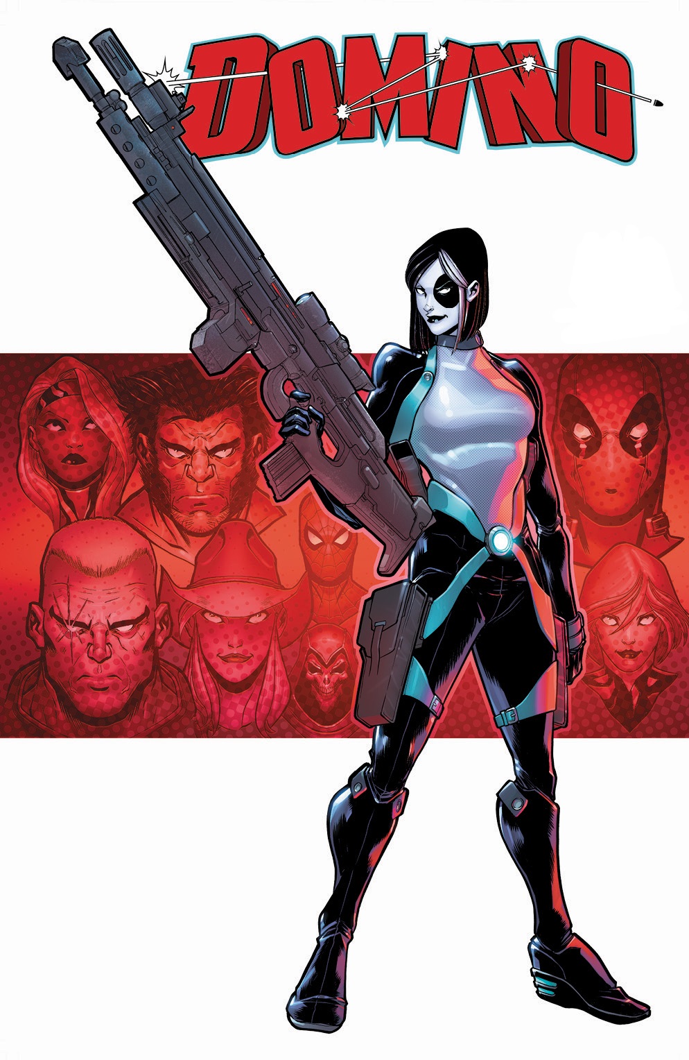 Domino #1, variant cover di David Baldeon