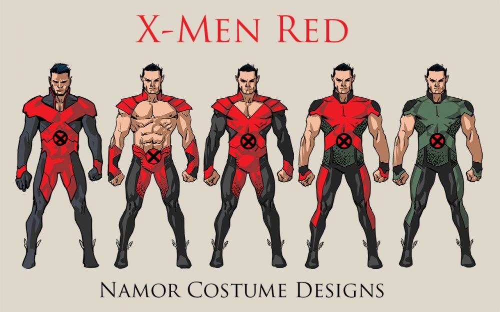 X-Men: Red, character design di Mahmud Asrar