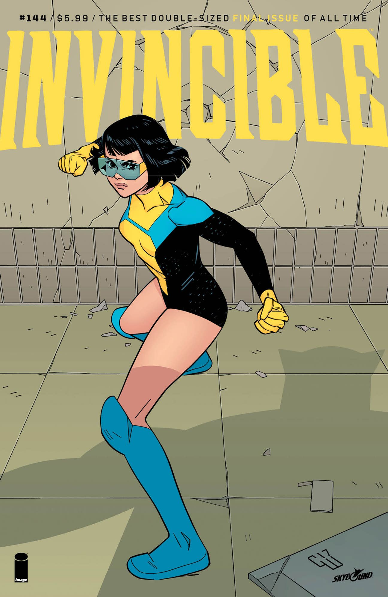 Invincible #144, variant cover di Cory Walker