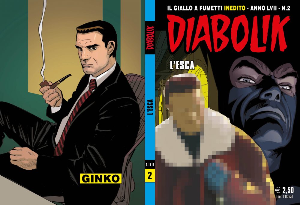 Diabolik anno LVII n. 2, copertina di Matteo Buffagni