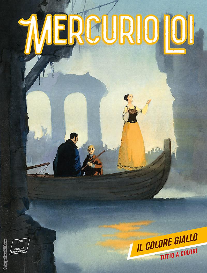 Mercurio Loi 8: Il colore Giallo, copertina di Manuele Fior